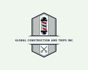 Barbershop Scissors Logo