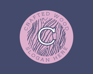 Feminine Wood Company logo design