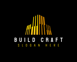 Building Structure Architecture logo design