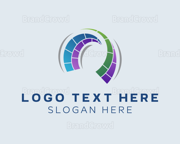 Colorful Swoosh Business Logo