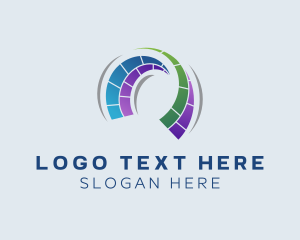 Printing - Colorful Swoosh Business logo design