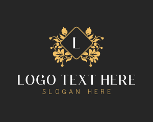 Luxury - Floral Wedding Event logo design