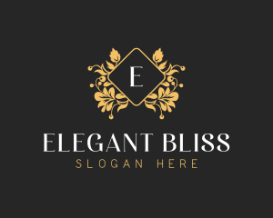 Floral Wedding Event Logo