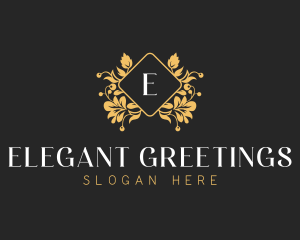 Floral Wedding Event logo design