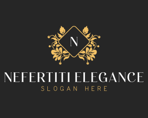 Floral Wedding Event logo design