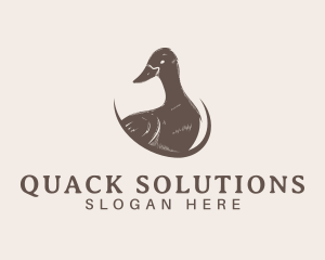 Duck - Rustic Duck Poultry logo design