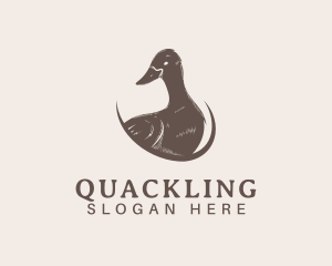 Duckling - Rustic Duck Poultry logo design