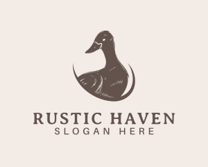 Rustic Duck Poultry logo design