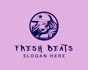 Hip Hop - Female Hip Hop Musician logo design