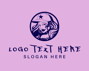 Tiktok - Female Hip Hop Musician logo design