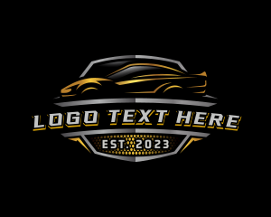 Transport - Car Racing Automotive logo design