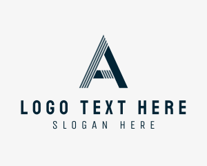Glossy - Architecture Property Builder Letter A logo design