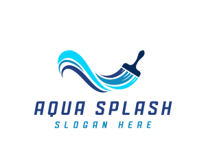 Splash - Hardware Paintbrush Splash logo design