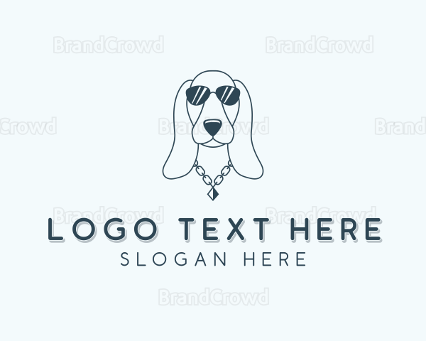 Dog Animal Fashion Logo