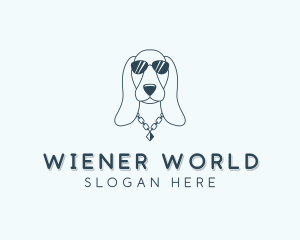 Dog Animal Fashion logo design