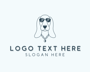 Necklace - Dog Animal Fashion logo design