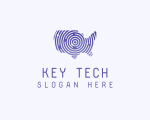 USA Tech Security Map logo design