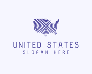 USA Tech Security Map logo design