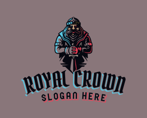Royal - Gaming Royal Sword King logo design