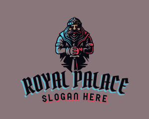 Gaming Royal Sword  logo design