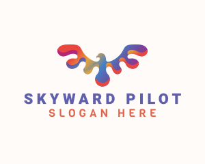 Pilot - Eagle Aviation Pilot logo design