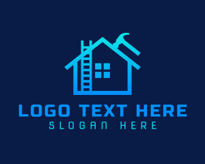 Handyman - House Roof Repair logo design