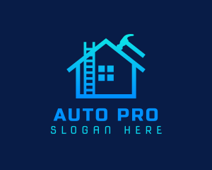 Tool - House Roof Repair logo design