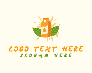 Juice - Zesty Orange Juice logo design