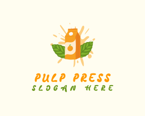 Pulp - Zesty Orange Juice logo design