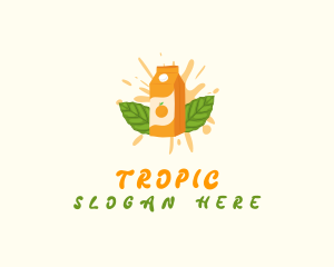 Zesty Orange Juice logo design