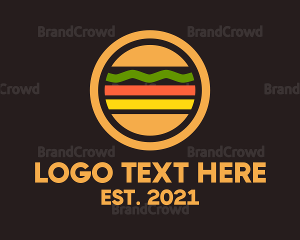 Burger Snack Signage Logo