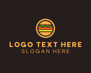 Minimalist - Burger Snack Signage logo design