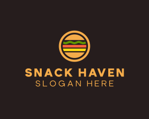 Burger Snack Signage logo design