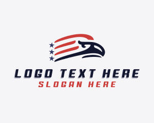 Veteran - American Bald Eagle logo design