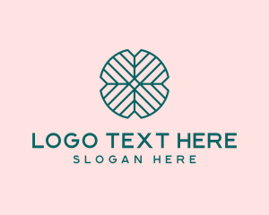 Vegetarian - Abstract Leaf Pattern logo design