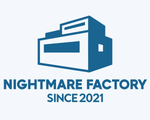 Blue Warehouse Building  logo design