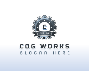 Industrial Mechanical Cog logo design