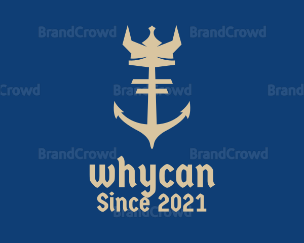 Viking Crown Anchor Logo