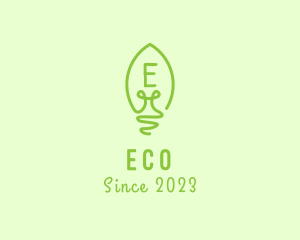 Eco Friendly Light Bulb  logo design
