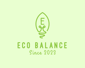 Eco Friendly Light Bulb  logo design