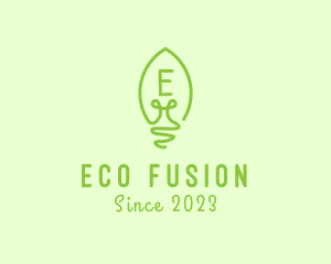 Eco Friendly Light Bulb  logo design