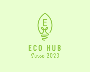 Eco Friendly Light Bulb  logo design