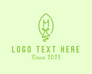 Electricity - Eco Friendly Light Bulb logo design