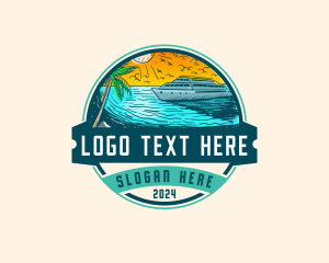 Surf - Cruise Island Travel logo design