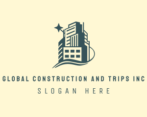 High Rise Urban Building Logo