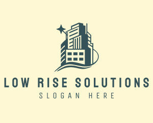 High Rise Urban Building logo design