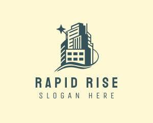 High Rise Urban Building logo design