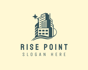 High Rise Urban Building logo design