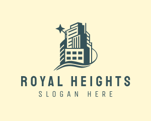 High Rise Urban Building logo design