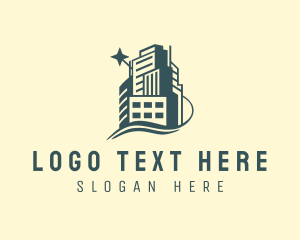 Urban - High Rise Urban Building logo design